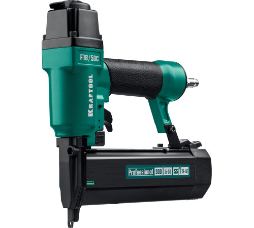 KRAFTOOL F18/50C, пневматический нейлер-степлер 18Ga 2-в-1 для скоб тип 55 и гвоздей тип 300, (31962) купить  в Сочи