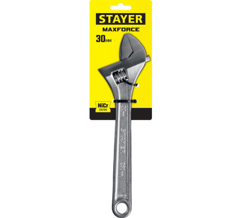 STAYER MAXFORCE, 250/30 мм, разводной ключ (2725-25) купить в Сочи STAYER MAXFORCE, 250/30 мм, разводной ключ (2725-25) купить в Сочи