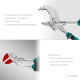 KRAFTOOL VISE-WRENCH X 300 мм, Клещи переставные-гаечный ключ (22069) купить в Сочи