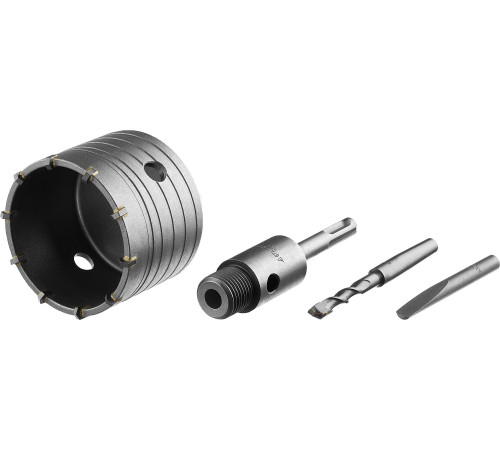 STAYER 80 мм, SDS - Plus, 10T, коронка по бетону с оснасткой (29190-80) купить в Сочи STAYER 80 мм, SDS - Plus, 10T, коронка по бетону с оснасткой (29190-80) купить в Сочи