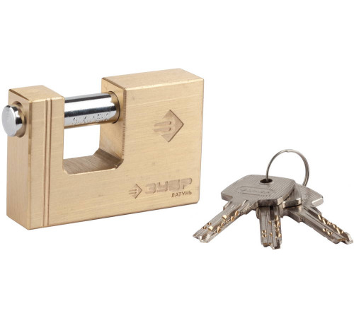 ЗУБР 75 мм, П-образная форма, навесной замок (37295-70) купить  в Сочи