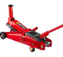 STAYER R-55 RED FORCE, 3 т, 155 - 545 мм, подкатной домкрат с высоким подъемом, Professional (43157-3)