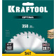KRAFTOOL Optima, 350 х 30 мм, 54Т, пильный диск по дереву (36951-350-30) купить  в Сочи
