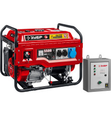ЗУБР 5500 Вт, бензиновый генератор с автозапуском (СБА-5500)
