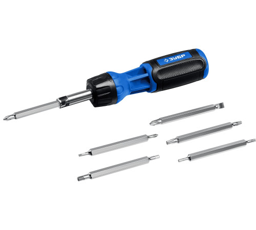 ЗУБР 12 предм., реверсивная отвертка, Профессионал (25169) купить  в Сочи