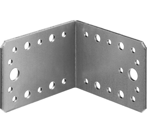 ЗУБР УК-2.5, 65 x 90 x 90 x 2.5 мм, цинк, крепежный уголок (31012-90) купить  в Сочи