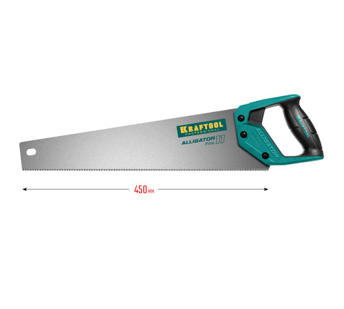 KRAFTOOL Alligator Fine 11, 450 мм, ножовка для точного реза (15203-45) купить  в Сочи