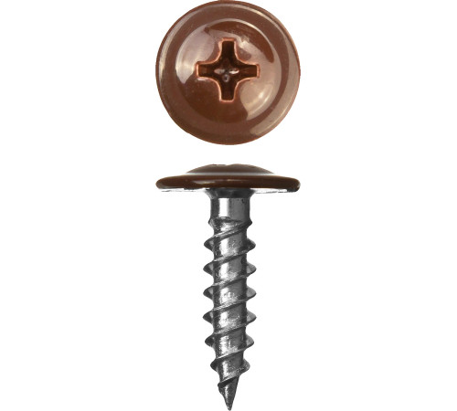 ЗУБР ПШМ 8017, 19 х 4.2 мм, шок.-коричн., 450 шт, саморез с пресс-шайбой (300191-42-019-8017) купить  в Сочи