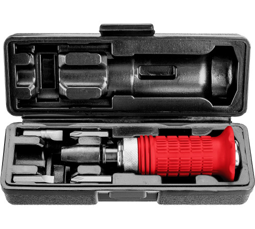 ЗУБР 6 предм., ударно-поворотная отвертка (2565) купить  в Сочи