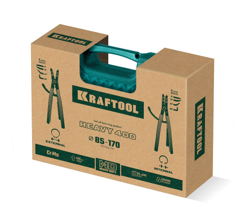 KRAFTOOL HEAVY 400 внешний/внутренний, съемник стопорных колец (22815) купить в Сочи KRAFTOOL HEAVY 400 внешний/внутренний, съемник стопорных колец (22815) купить в Сочи