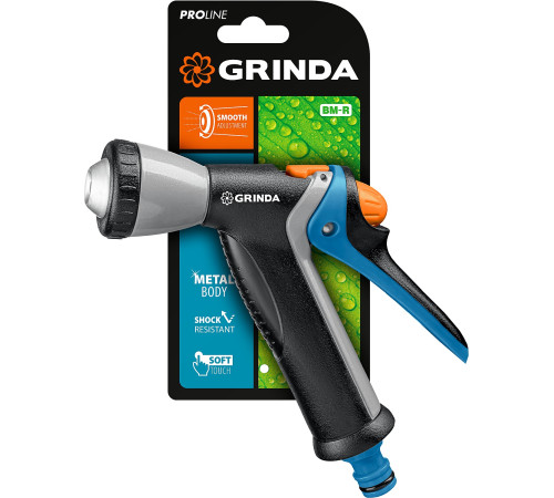 GRINDA BM-R, плавная регулировка, курок сзади, металлический с TPR, поливочный пистолет, PROLine (8-427311) купить в Сочи GRINDA BM-R, плавная регулировка, курок сзади, металлический с TPR, поливочный пистолет, PROLine (8-427311) купить в Сочи