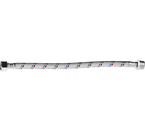 ЗУБР 1/2″, 0.3 м, гайка-штуцер, гибкая подводка для воды (51005-G/S-030) купить в Сочи ЗУБР 1/2″, 0.3 м, гайка-штуцер, гибкая подводка для воды (51005-G/S-030) купить в Сочи