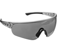 STAYER HERCULES, открытого типа, серые, широкое моностекло, защитные очки, Professional (2-110432)