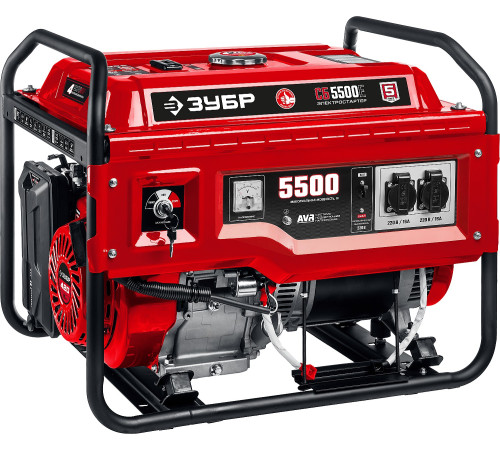 ЗУБР 5500 Вт, бензиновый генератор с электростартером (СБ-5500Е) купить  в Сочи ЗУБР 5500 Вт, бензиновый генератор с электростартером (СБ-5500Е) купить  в Сочи