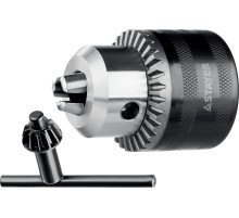 STAYER 10 мм, 1/2″, ударный сверлильный патрон с ключом для дрели, Professional (29055-10-1/2)