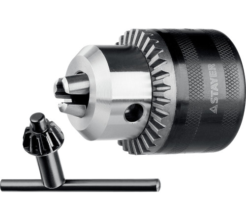 STAYER 10 мм, 1/2″, ударный сверлильный патрон с ключом для дрели, Professional (29055-10-1/2) купить  в Сочи