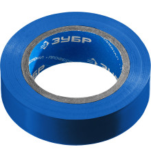 ЗУБР ЭЛЕКТРИК-10, 15 мм х 10 м, 6 000 В, синяя, не поддерживает горение, изолента ПВХ, Профессионал (1233-73)