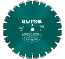 KRAFTOOL LASER-ASPHALT 400 мм (25.4/20 мм, 10х3.4 мм), алмазный диск (36687-400)