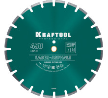KRAFTOOL LASER-ASPHALT 450 мм (25.4/20 мм, 10х4.0 мм), алмазный диск (36687-450)