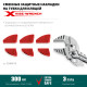 KRAFTOOL Vise-Wrench сменные защитные накладки на губки, для клещей 300 мм, набор из 3-х пар (22069-S3) для защиты хромированных поверхностей при работе совместно с переставными клещами