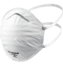 STAYER K-80, класс защиты FFP1, коническая, фильтрующая полумаска (11109)