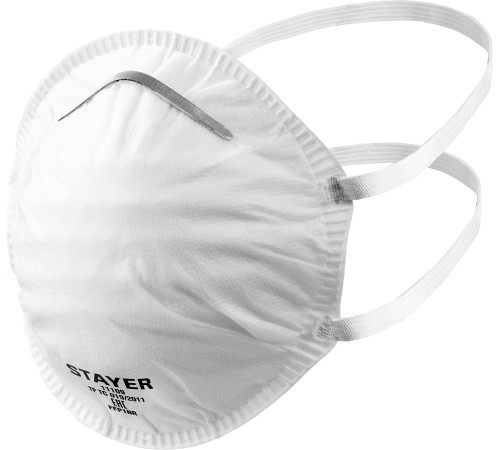 STAYER K-80, класс защиты FFP1, коническая, фильтрующая полумаска (11109) купить  в Сочи