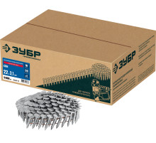 ЗУБР CRN 22 х 3.1 мм, барабанные гвозди кровельные оцинкованные, 9000 шт (305385-22)