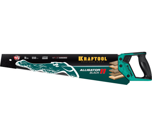 KRAFTOOL Alligator Black 11, 550 мм, ножовка для точного реза (15205-55) купить в Сочи KRAFTOOL Alligator Black 11, 550 мм, ножовка для точного реза (15205-55) купить в Сочи