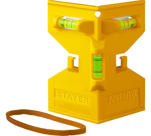 STAYER POST LEVEL, магнитный уровень-угольник (3456) купить  в Сочи