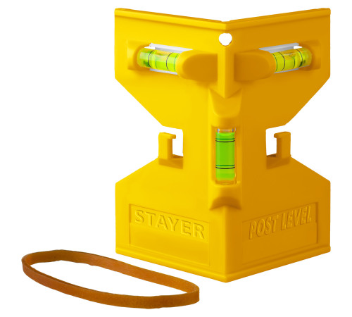 STAYER POST LEVEL, магнитный уровень-угольник (3456) купить  в Сочи
