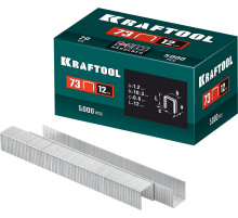 KRAFTOOL 12 мм, тип 73, 5000 шт, скобы для плайера (31773-12)
