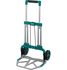 KRAFTOOL ATLANT, до 120кг, каркас и платформа из алюминия, платформа 48.5х35см, колеса d18см, вес 6.9кг, складная хозяйственная тележка (38751-120)