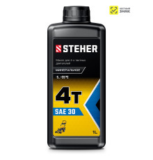STEHER 4Т-30, 1 л, минеральное масло для 4-тактных двигателей (76015-1)