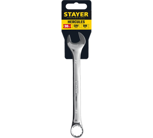 STAYER HERCULES, 30 мм, комбинированный гаечный ключ, Professional (27081-30) купить в Сочи STAYER HERCULES, 30 мм, комбинированный гаечный ключ, Professional (27081-30) купить в Сочи