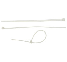 ЗУБР КС-Б2, 2.5 x 100 мм, нейлон РА66, 50 шт, белые, кабельные стяжки, Профессионал (4-309017-25-100)