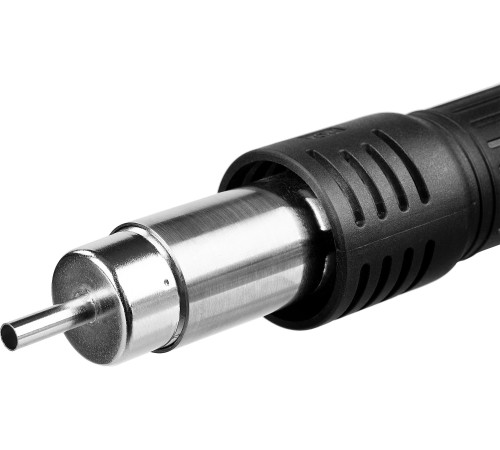 ЗУБР ПСТ-650, 650 Вт, 100 - 500°C,120 л/мин, 3 насадки, керамический нагреватель, цифровая термовоздушная паяльная станция, Профессионал (55350) купить  в Сочи