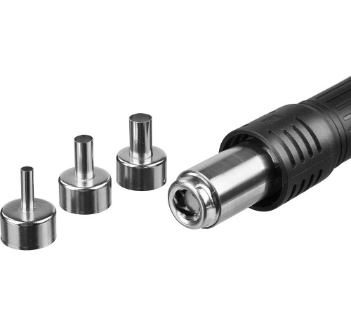 ЗУБР ПСТ-650, 650 Вт, 100 - 500°C,120 л/мин, 3 насадки, керамический нагреватель, цифровая термовоздушная паяльная станция, Профессионал (55350) купить  в Сочи