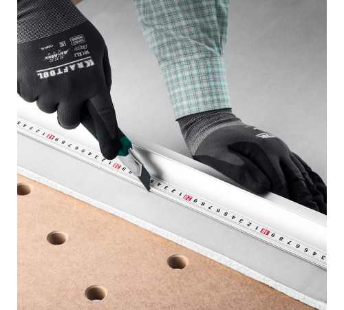 KRAFTOOL KRAFT-LINE, 2.0 м, усиленная алюминиевая линейка со стальной направляющей (34275-200) купить  в Сочи