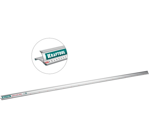 KRAFTOOL KRAFT-LINE, 2.0 м, усиленная алюминиевая линейка со стальной направляющей (34275-200) купить  в Сочи