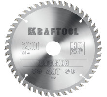 KRAFTOOL Precision, 200 х 30 мм, 48Т, пильный диск по дереву (36952-200-30)