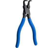 ЗУБР 170 мм, изогнутые губки, внутренний съемник стопорных колец, Профессионал (22821-2)