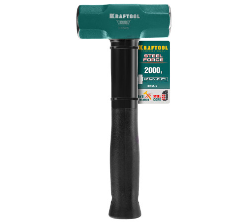 KRAFTOOL Steel FORCE, 2 кг, кувалда со стальной обрезиненной рукояткой (2009-2) купить  в Сочи