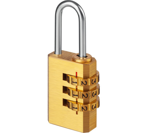 ЗУБР кодовый, 29 х 21 х 10 мм, 3 диска, мини, навесной замок, Профессионал (37118-1) купить  в Сочи