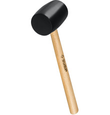 ЗУБР 340 г, чёрная, резиновая киянка (2050-55)