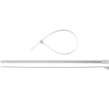 ЗУБР КСР-Б1, 7.5 x 250 мм, нейлон РА66, 100 шт, белые, кабельные стяжки разъемные, Профессионал (309240-75-250)