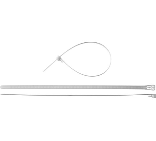 ЗУБР КСР-Б1, 7.5 x 250 мм, нейлон РА66, 100 шт, белые, кабельные стяжки разъемные, Профессионал (309240-75-250) купить  в Сочи