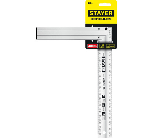 STAYER 300 мм, жесткий столярный угольник, Professional (3432-30) купить в Сочи STAYER 300 мм, жесткий столярный угольник, Professional (3432-30) купить в Сочи