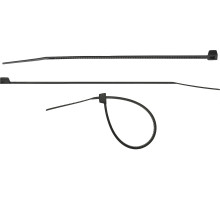 СИБИН ХС-Ч, 3.6 x 200 мм, нейлон РА66, 100 шт, черные, хомуты-стяжки (3788-36-200)