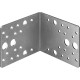 ЗУБР УК-2.5, 80 x 100 x 100 x 2.5 мм, цинк, крепежный уголок (31012-100) купить в Сочи