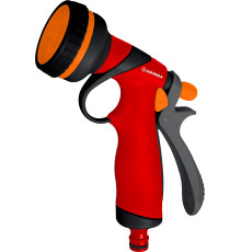 GRINDA T-8C, 8 режимов, курок сзади, пластиковый с TPR, поливочный пистолет (8-427183)